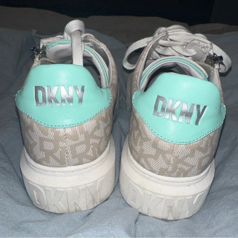 🩵y2k✨Chunky sneakers Tiffany blue teal sneakers monogram y2k logo platforms